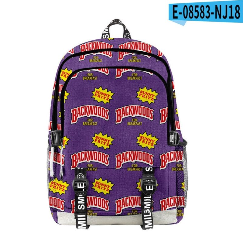 Backwoods 3d Printed Backpack School Student Casual Book Backpack Laptop Bag