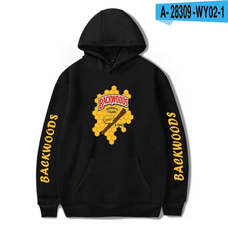 BACKWOODS Hoodie Sweatshirt Fashion Streetwear Hip Hop Pullover Hooded Jacket Casual Sportswear