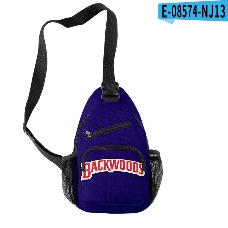Backwoods Fashion Trend Single-Shoulder Bag Personalized Design Multi-Kinetic Energy Satchel
