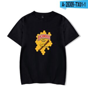 BACKWOODS T Shirt Harajuku Casual Male T-shirt Hipster Hip-hop Vintage Tee Shirt Homme Streetwear