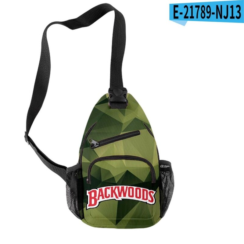 Backwoods Fashion Trend Single-Shoulder Bag Personalized Design Multi-Kinetic Energy Satchel