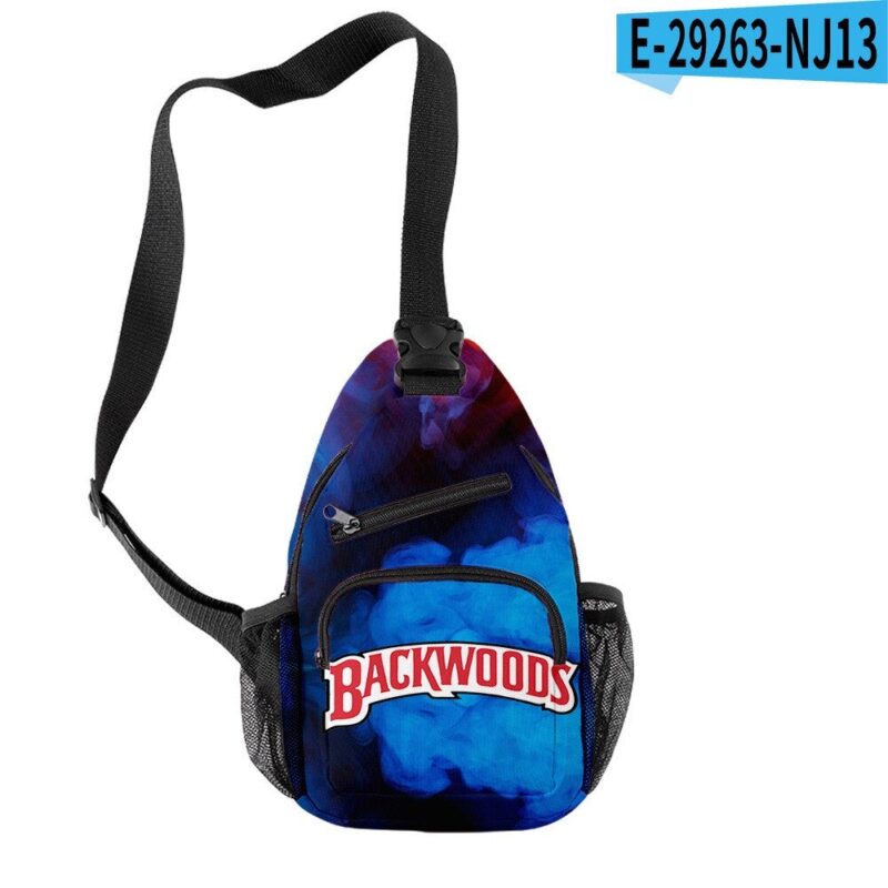 Backwoods Cigar Ink 3D Printing Messenger Bag Simple Shoulder Fashion Bags