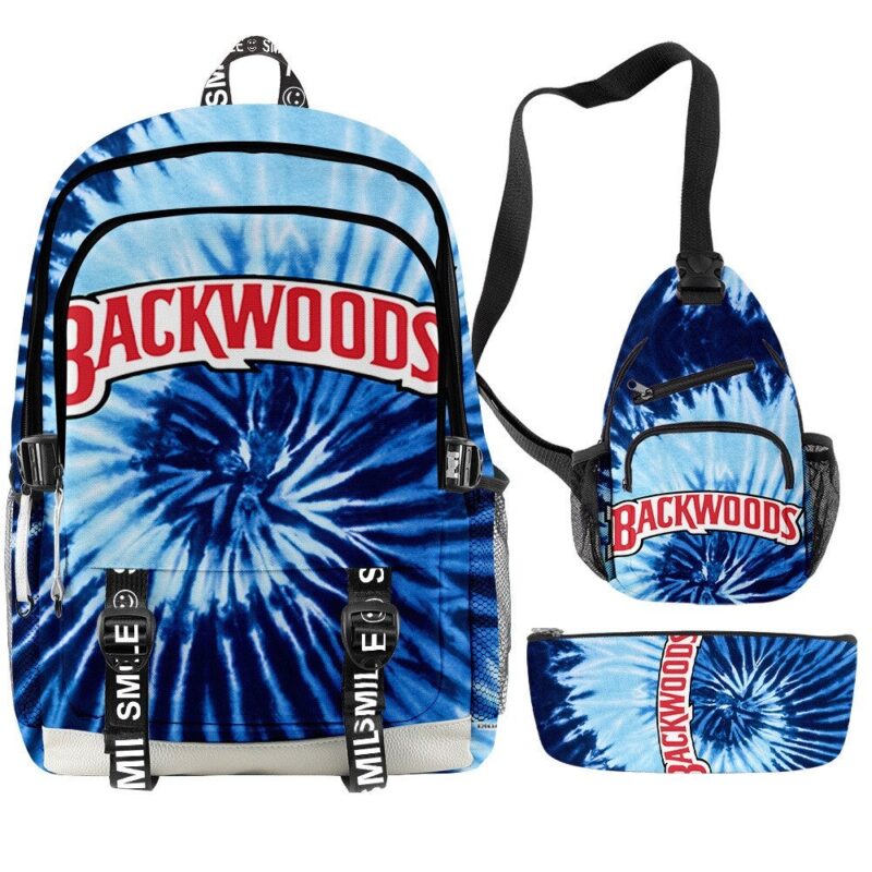 Backwoods Backpack Cool And Simple 3pcs Set With USB Charging