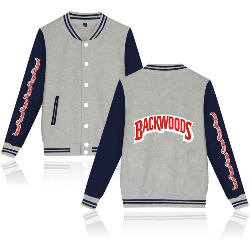 BACKWOODS Baseball Jacket Midlands Sweatshirt Warm Leisure Jacket Cotton High Quality BACKWOODS Smoke Coat Oversized Clothes