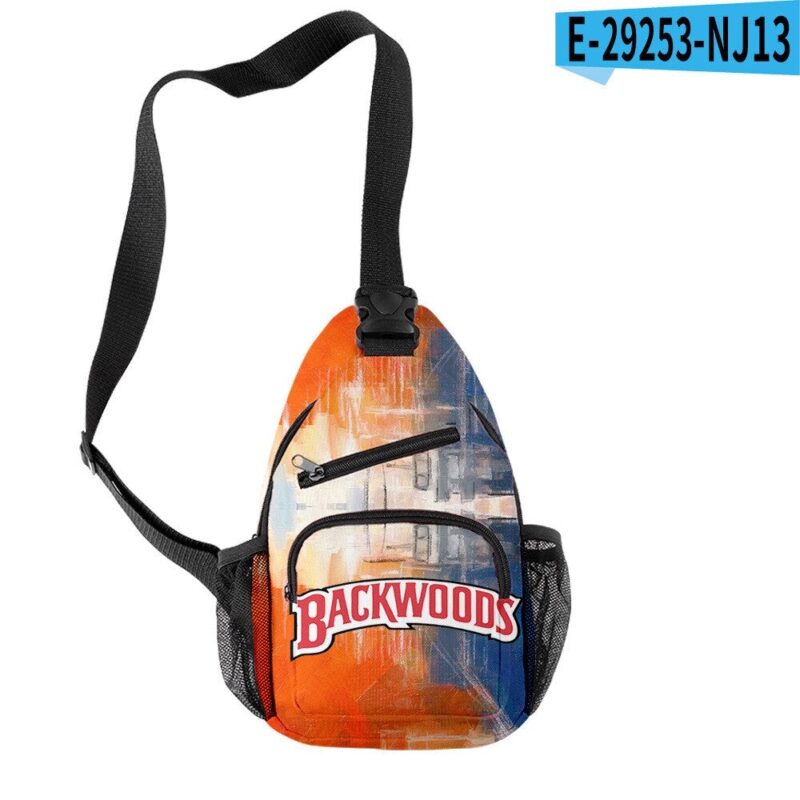 Backwoods Cigar Ink 3D Printing Messenger Bag Simple Shoulder Fashion Bags