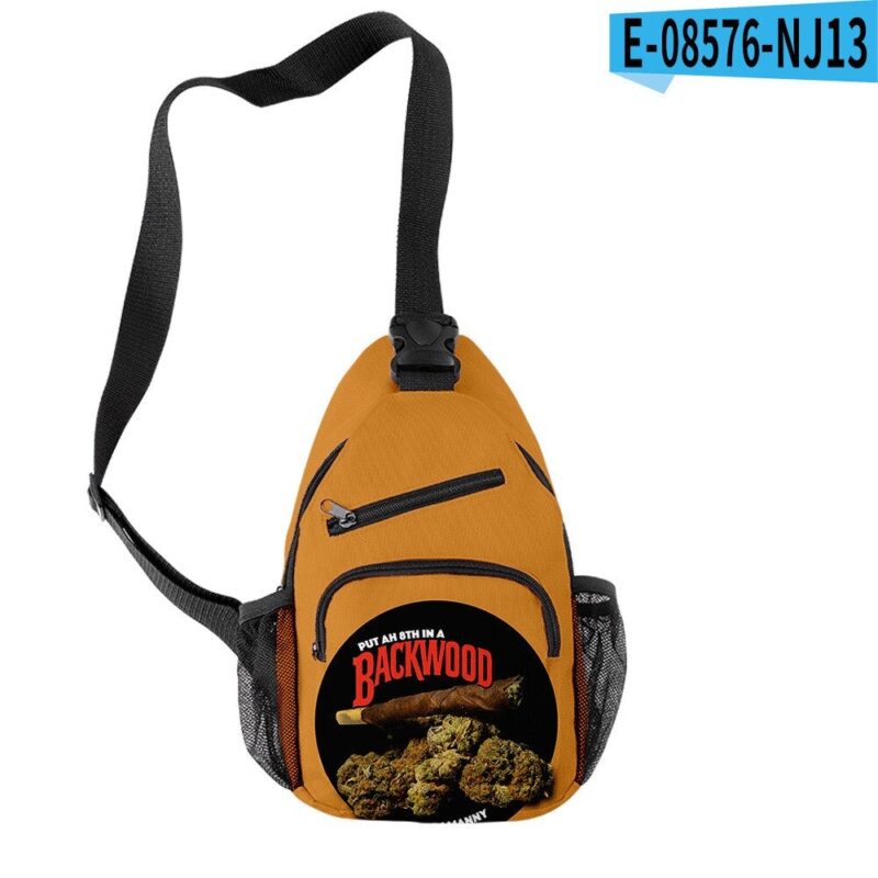Backwoods Fashion Trend Single-Shoulder Bag Personalized Design Multi-Kinetic Energy Satchel