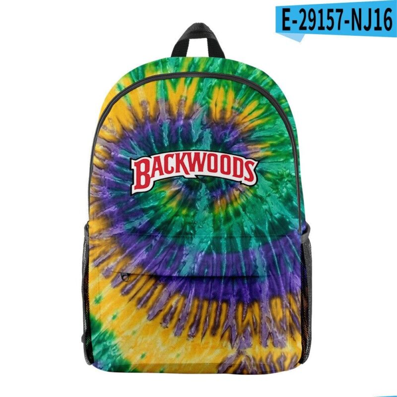Backwoods  Printed Backpack School Student Casual Book Backpack Laptop Bag
