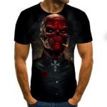 Men's T-shirt Short-sleeved T-shirt Printing 3D t Shirt Casual Hip-hop T-shirt Top