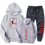 Men's Hoodies 2-Piece Sportswear Hoodies Suit Casual Plus Size S-3XL Sets