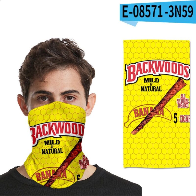 3D BACKWOODS Cigar Magic Turban Mask Face Towel Fashion Outdoor Mask Scarves Seamless Hairband Head Scarf Bandana Neck Cover