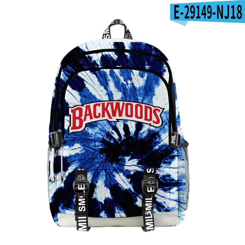 Backwoods Backpack 3D Digital Color Printing Travel Outing Student School Bag Travel Bag
