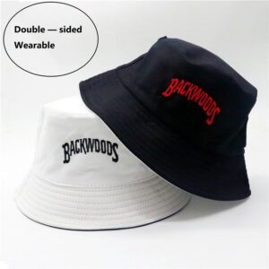 Backwoods Panama Bucket Hat Men Women Outdoors Street Beach Fisherman Caps Harajuku Style YC2