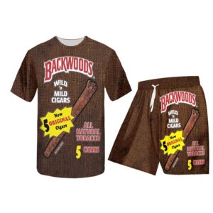 Sweatpants O-Neck Hoodies two piece set men Backwoods Hoodie Sweatshirt men 2 piece set Winter tracksuit set Pullover