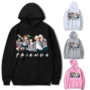 Friends Hoodie Sweatshirt Women Men Polerone Bluza Damska Korean Clothes Streetwear Sweatshirt Tops