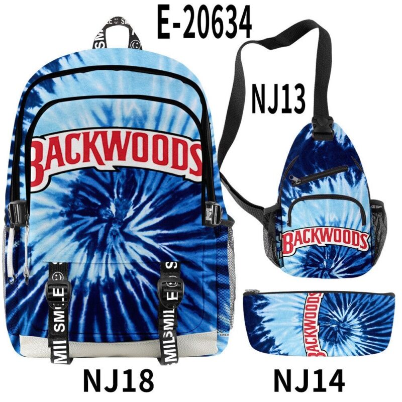 Backwoods Backpack Cool And Simple 3pcs Set With USB Charging