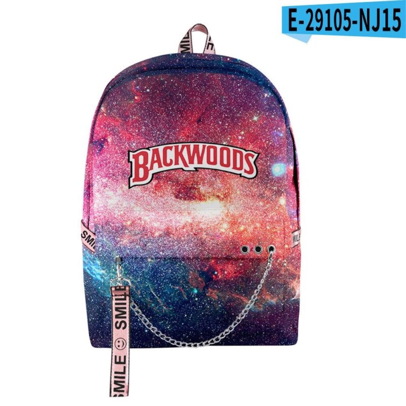 Backwoods Cigar Starry Sky Fashion 3D Cool And Simple Backpack