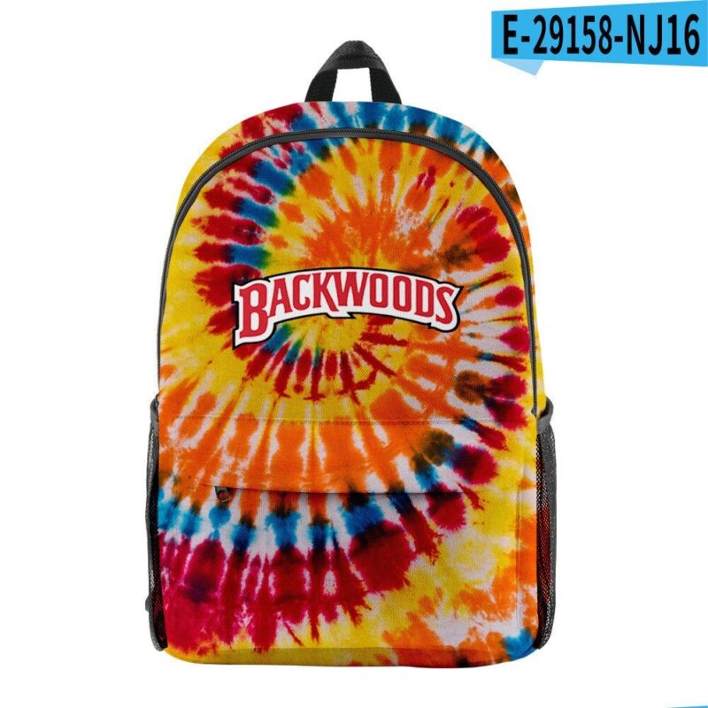 Backwoods  Printed Backpack School Student Casual Book Backpack Laptop Bag