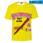 Backwoods T-shirt Fashion Hip Hop Harajuku Backwoods Men's Casual  T Shirt 4XL