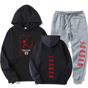 Men's Hoodies 2-Piece Sportswear Hoodies Suit Casual Plus Size S-3XL Sets