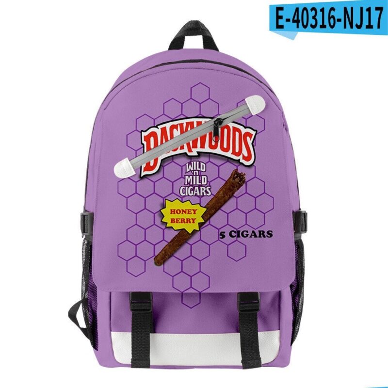 Backwoods Backpack Casual Student School 3d Printed Backwoods Bookbag