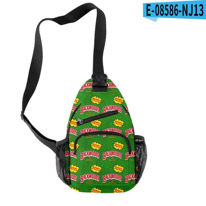 Backwoods Fashion Trend Single-Shoulder Bag Personalized Design Multi-Kinetic Energy Satchel