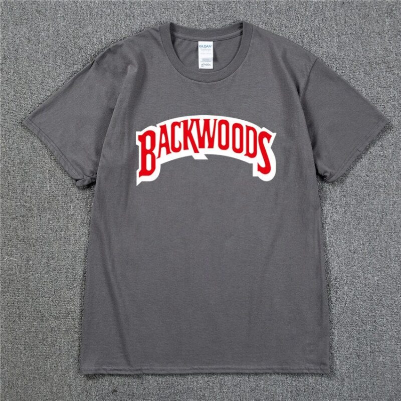 BACKWOODS T Shirts Men Short Sleeve Cotton T-Shirt Fashion Street Hip Hop Rock Streetwear Men Swag Tshirt