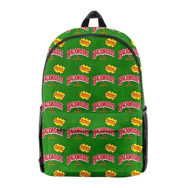 Backwoods Backpack School Bags 3D Printed Oxford Waterproof Sports Backpacks
