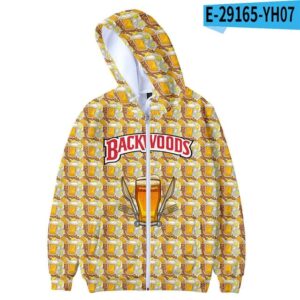 Backwoods Jackets Men/Women Personality Fashion beer Outback Coats BACKWOODS Smoke 3D Print Casual Honey Berry Baseball uniform