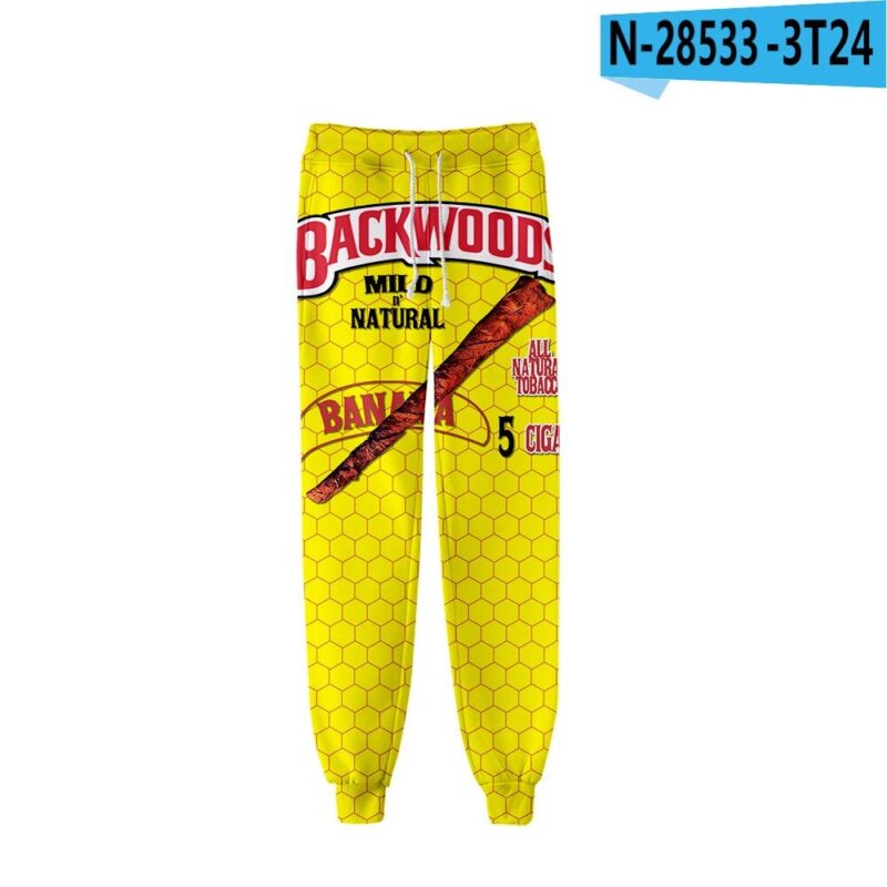 Backwoods Sweatpants Men Women 3d Print Fashion Hip Hop Sport Jogger Harem Pant Casual Long Loose Cool 3D Trousers Fitness Pants