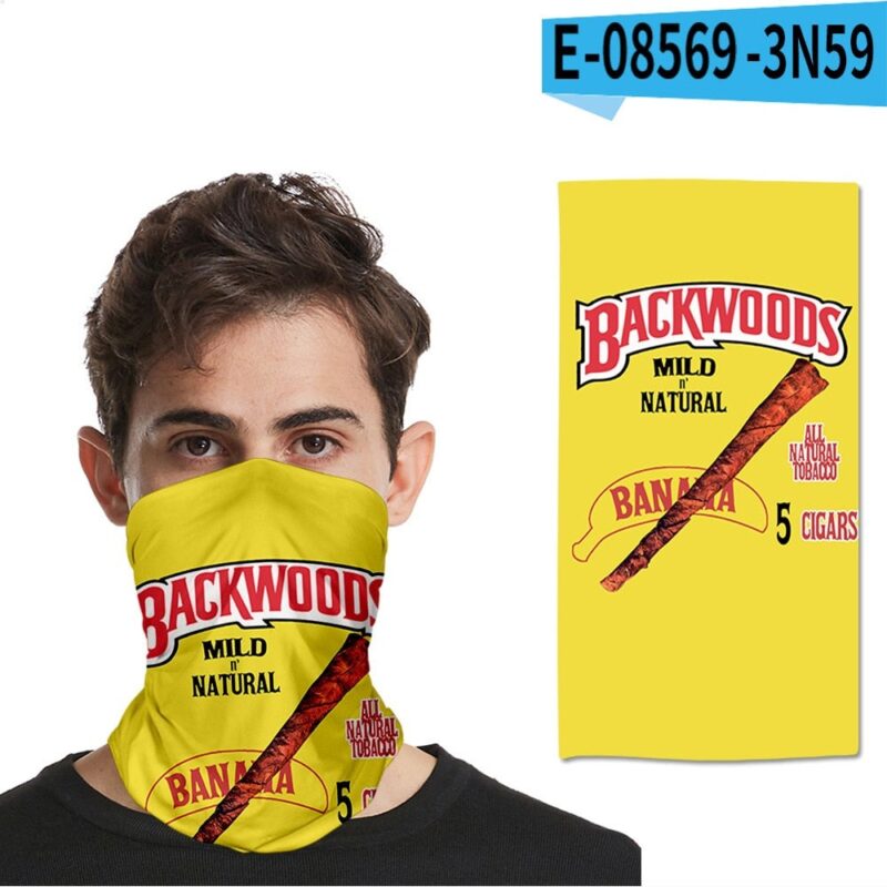 3D BACKWOODS Cigar Magic Turban Mask Face Towel Fashion Outdoor Mask Scarves Seamless Hairband Head Scarf Bandana Neck Cover