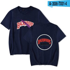 Summer Mens Tshirt BACKWOODS  Hipster Hip-hop Vintage Tee Shirt Homme Streetwear