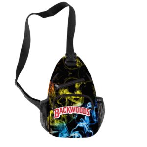 Backwoods 3D Printing Messenger Bag Simple Shoulder Bag Fashion Satchel