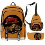 Backwoods Backpack Cool And Simple 3pcs Set With USB Charging