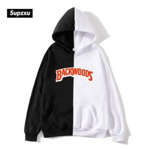 Backwoods Print Hoodies Pullover Hip Hop Men Tracksuit Hoodie Sweatshirts