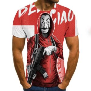 Men's Short-sleeved T-shirt  3D Printing t Shirt Casual Hip-hop T-shirt