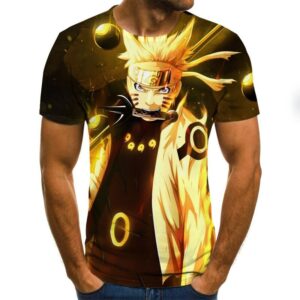 Men's hip-hop T-shirt 3D T-shirt men's t-shirt summer anime T-shirt short sleeve O-neck top