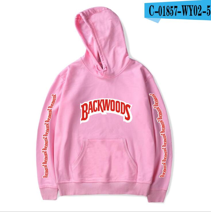 BACKWOODS Hoodie Sweatshirt Fashion Streetwear Hip Hop Pullover Hooded Jacket Casual Sportswear