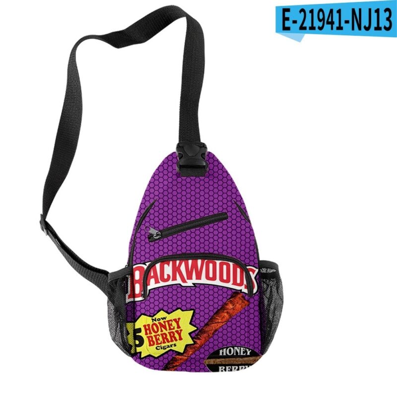 Backwoods Fashion Trend Single-Shoulder Bag Personalized Design Multi-Kinetic Energy Satchel