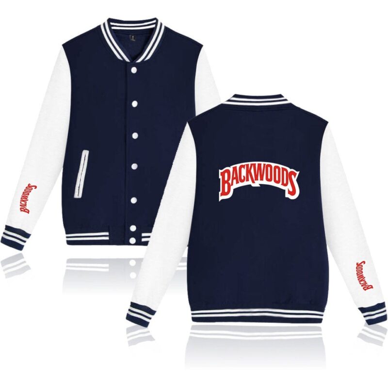 BACKWOODS Baseball Jacket Midlands Sweatshirt Warm Leisure Jacket Cotton High Quality BACKWOODS Smoke Coat Oversized Clothes