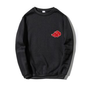 Anime Akatsuki Cloud Symbols Print Hoodies Sweatshirt Japanese Streetwear Hoodie Men Women Oversized Sweatshirt