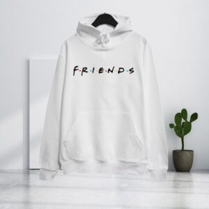 Women Friends Hoodies Harajuku Letters Print Sweatshirts Warm Thicken