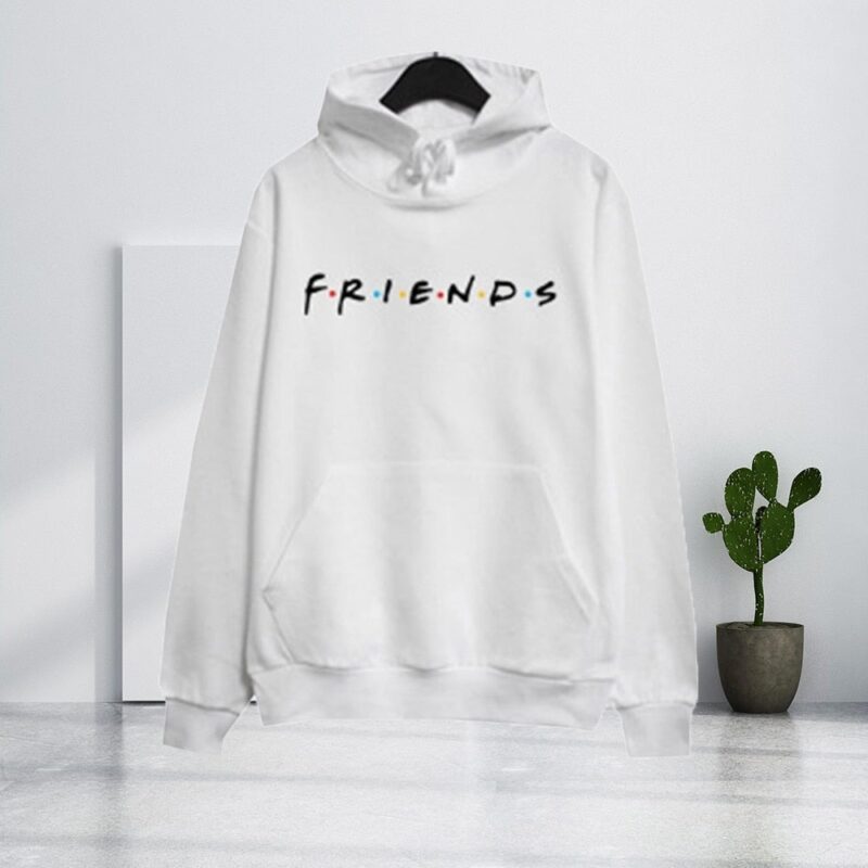 Women Friends Hoodies Harajuku Letters Print Sweatshirts Warm Thicken