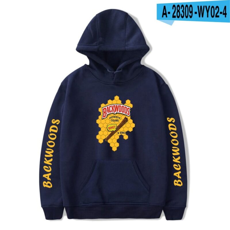 BACKWOODS Hoodie Sweatshirt Fashion Streetwear Hip Hop Pullover Hooded Jacket Casual Sportswear