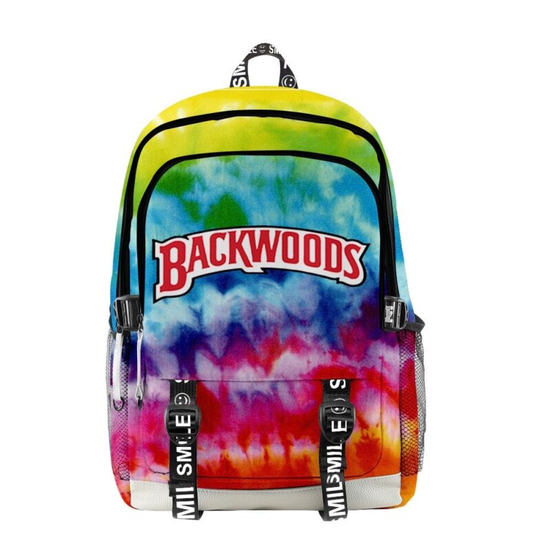 Backwoods Backpack 3D Digital Color Printing Travel Outing Student School Bag Travel Bag