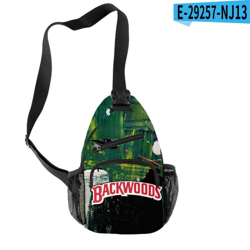 Backwoods Cigar Ink 3D Printing Messenger Bag Simple Shoulder Fashion Bags