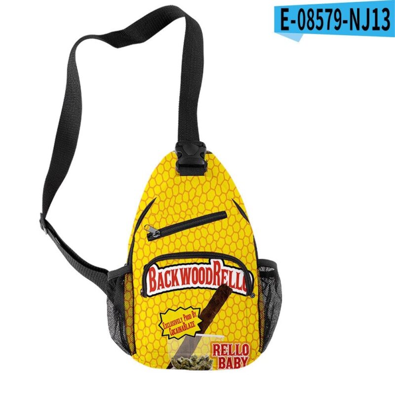 Backwoods Fashion Trend Single-Shoulder Bag Personalized Design Multi-Kinetic Energy Satchel