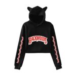 Backwoods Hoodies Cigar Fashion Flow 2D Printing Women's Navel Cat Ears Cute Clothes Cool Design Hoodies Women Coats