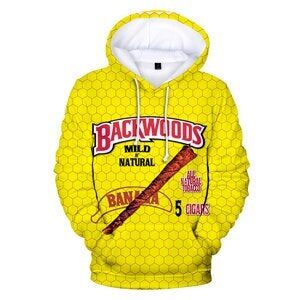 Backwoods Hoodie Sweatshirt Men/Women Loose Large Size Hoodies Streetwear Hip Hop Hoodie Pullover Unisexy Casual Sweatshirt