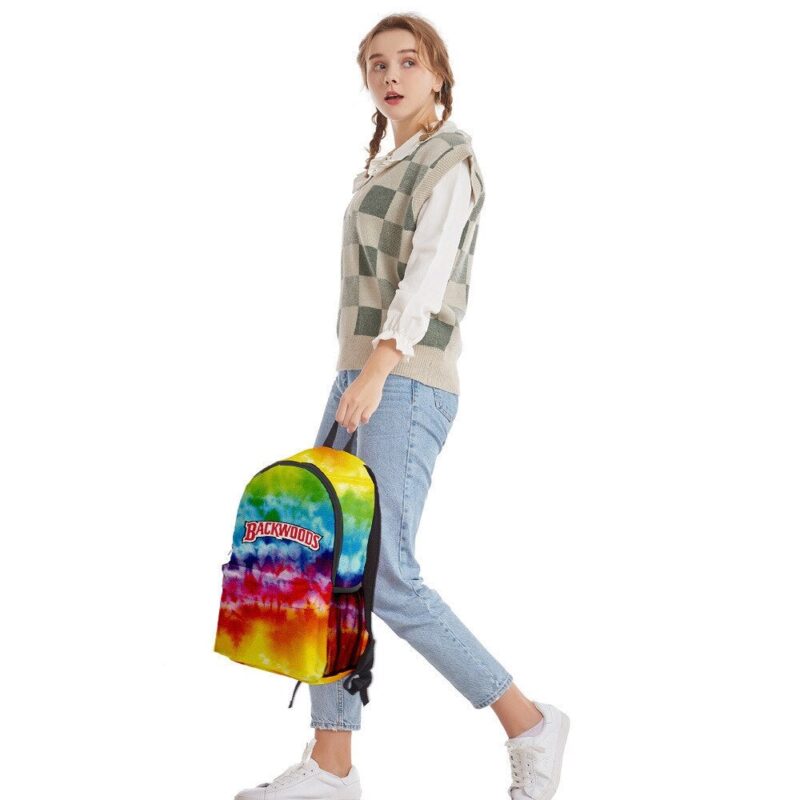 Backwoods  Printed Backpack School Student Casual Book Backpack Laptop Bag
