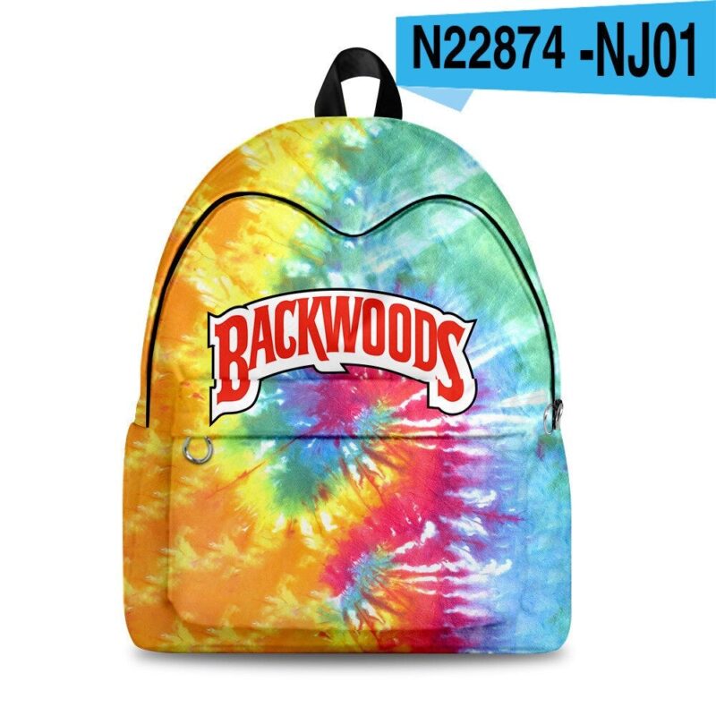 Backwoods Teenager Students School Bags Unisex Outside Travel Waterproof Oxford Casual Backpack